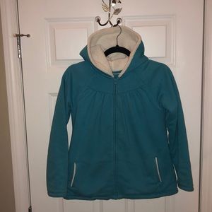 Lands End fleece lined jacket size 14